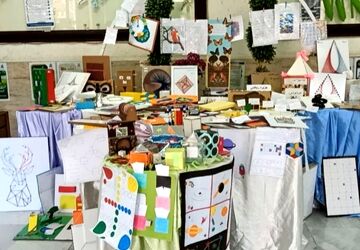 نمایشگاه ریاضی در دبیرستان دخترانه ۱۳ آبان 