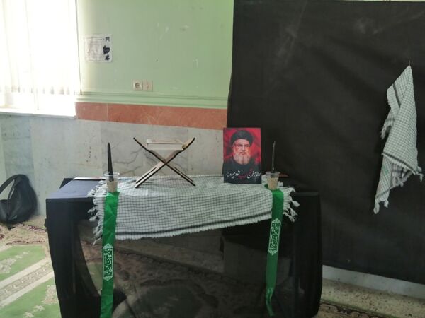  مراسم یادبود سید مقاومت توسط دانش‌آموزان تنگستانی 