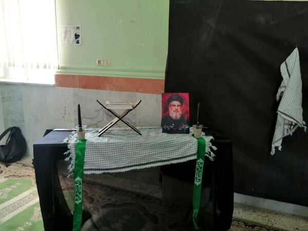  مراسم یادبود سید مقاومت توسط دانش‌آموزان تنگستانی 