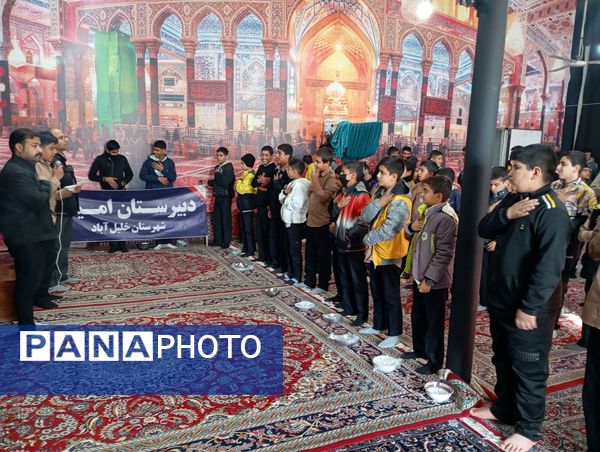  مراسم شهادت حضرت فاطمه زهرا (س) در مدارس شهرستان خلیل‌آباد 