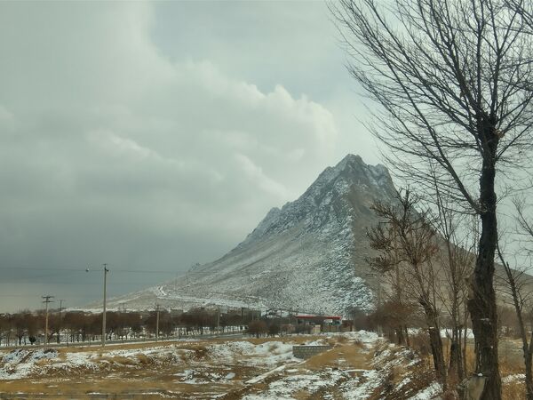برف زمستانی در شهرستان بن 