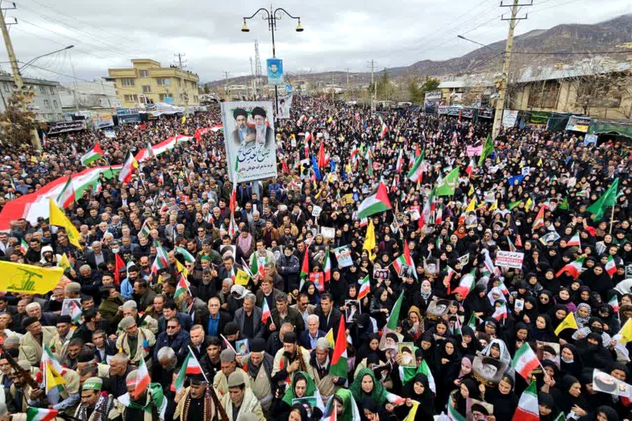 راهپیمایی روز قدس در یاسوج