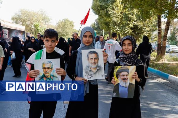 پیاده روی جاماندگان اربعین در اصفهان