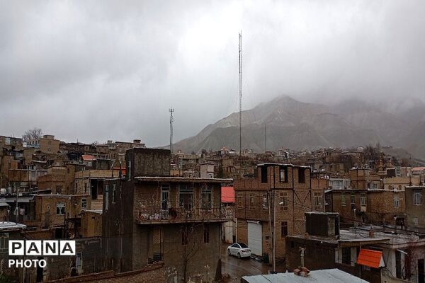  بارش باران در شهر بار 
