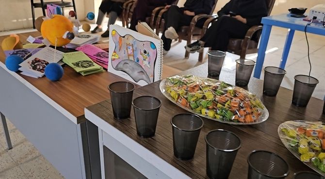 مدرسه حضرت فاطمه (س) در مدار هفته جهانی فضا