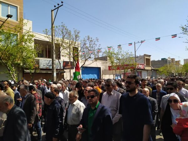 حضور پرشور مردم دارالمؤمنین کاشان در راهپیمایی روز قدس