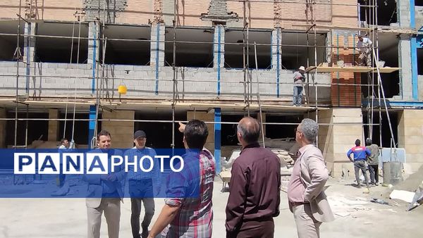 بازدید مدیر آموزش و پرورش اسلامشهر از پروژه های در حال ساخت آموزش و پرورش