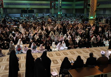 فصل شکوفایی معنوی اعتکاف دانش‌آموزان دختر اسلامشهر در فضای نورانی