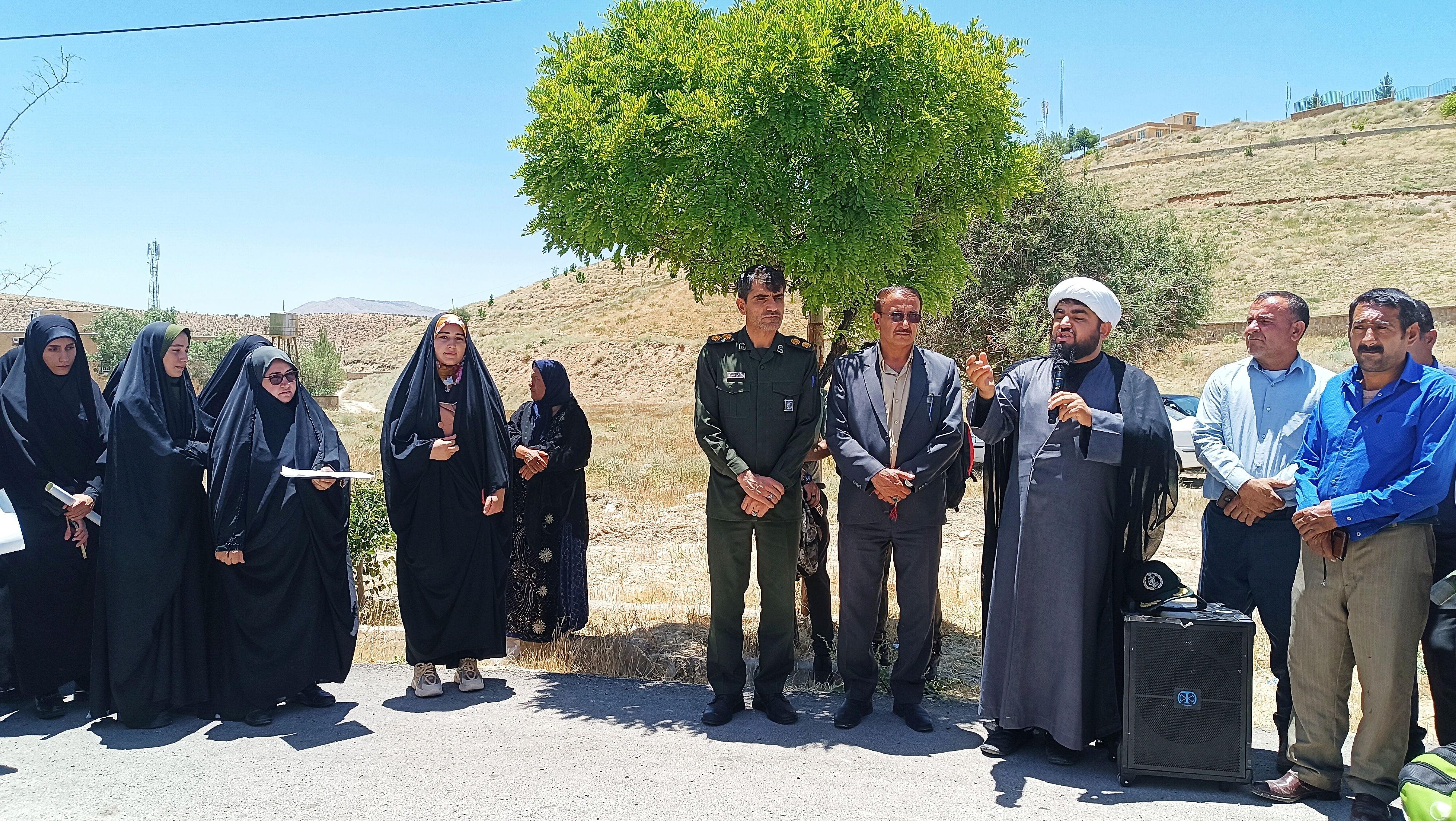 اعزام کاروان ناحیه مقاومت بسیج شهرستان مارگون به مراسم ارتحال امام خمینی (ره)