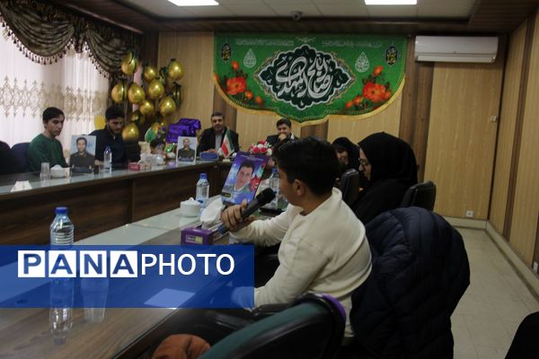 جشن نیمه‌شعبان و گرامیداشت تولد فرزندان شهدای اقتدار در سازمان دانش‌آموزی آذربایجان شرقی