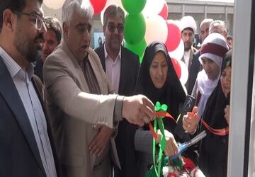 افتتاح سالن چندمنطوره ورزشی مجتمع عشایری دخترانه کهنوج 