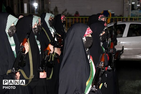 رزمایش دختران «جانفدا ایران» در شهرستان ساوجبلاغ 