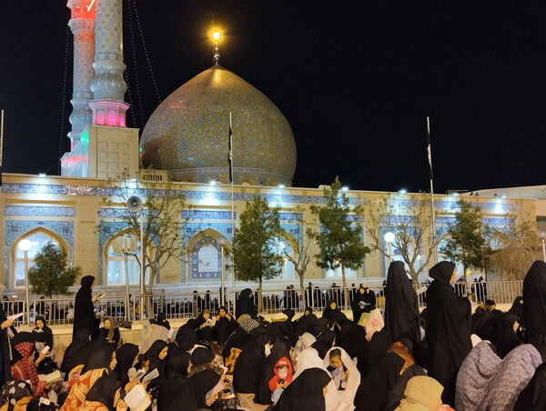 مراسم سومین شب قدر در حرم حضرت معصومه(س)