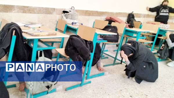 بیست و هفتمین مانور سراسری زلزله و ایمنی در مدارس شهرستان کلات