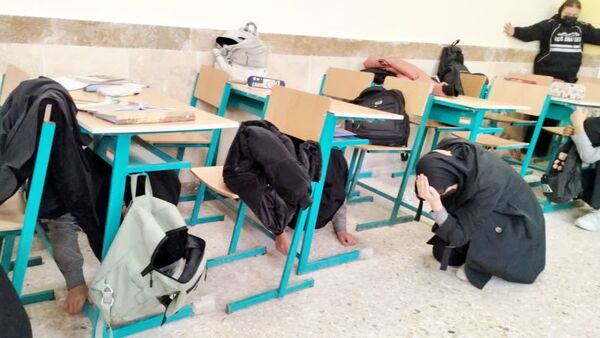 بیست و هفتمین مانور سراسری زلزله و ایمنی در مدارس شهرستان کلات