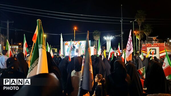 مردم هویزه ثانی شهرستان پلدختر باز هم میدان دار وفاداری شدند