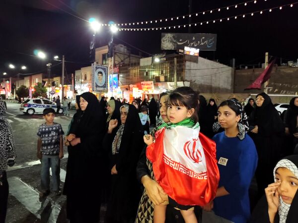 تجمع حماسی مردم بم در حمایت از اقتدار نیروهای مسلح جمهوری اسلامی 