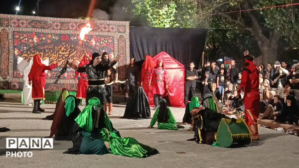 مراسم شبیه خوانی در میدان باغشمال تبریز
