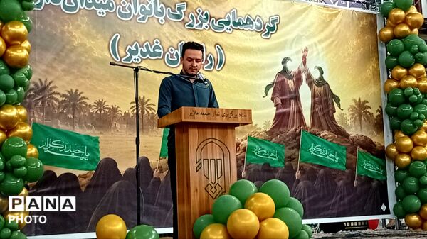 گردهمایی بزرگ بانوان میدان‌دار در مصلای حضرت ابوالفضل(ع) شهرستان ملایر