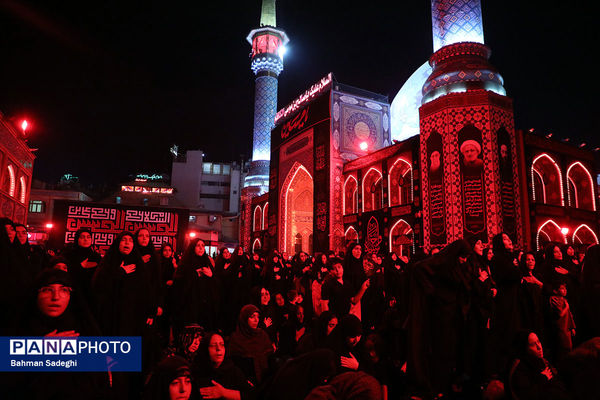 مراسم عزاداری شب تاسوعای حسینی (ع) در آستان امامزاده صالح(ع)