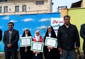 مراسم روز درختکاری در زنجان