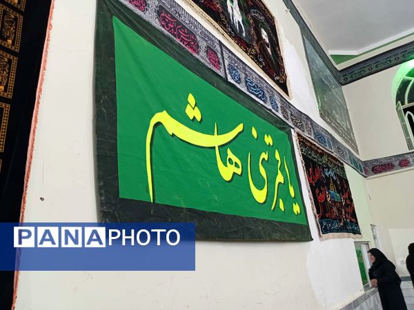 مراسم شام غریبان حضرت رقیه(س) در روستای عارف آباد