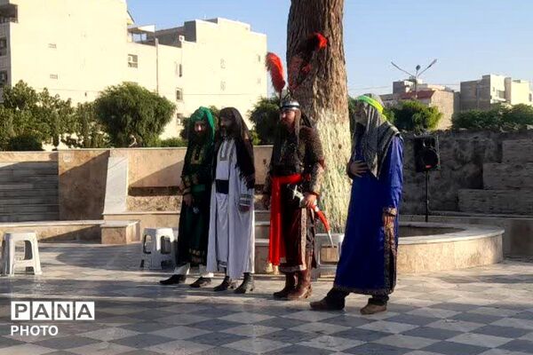 اجرای تعزیه به مناسبت دهه دوم محرم در بهارستان دو