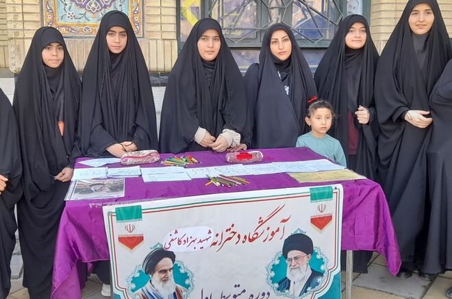 نمازجمعه ملارد با رنگ و بوی هفته نوجوان و دختران فاطمی