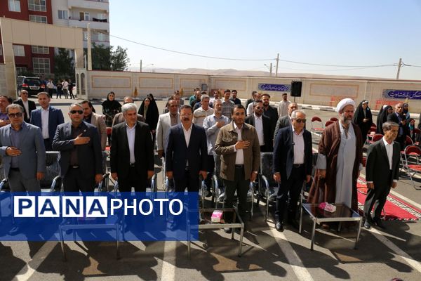 افتتاح آموزشگاه ۱۲ کلاسه شهید آیت الله آل هاشم 