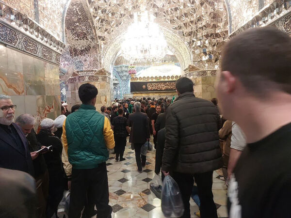 مراسم احیاء سومین شب قدر در حرم حضرت معصومه(س)