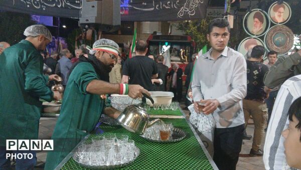 پنجاه و ششمین شب از فعالیت چایخانه فاطمه الزهرا در قاب پانا 