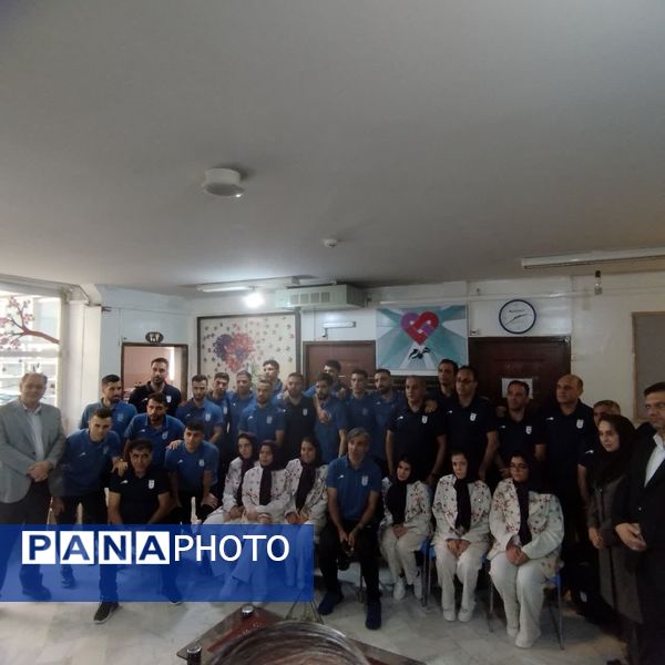حضور ستارگان تیم ملی فوتسال جمهوری اسلامی ایران در شهر مشهد مقدس
