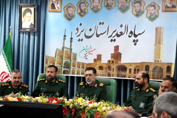 نشست خبری فرمانده سپاه الغدیر یزد