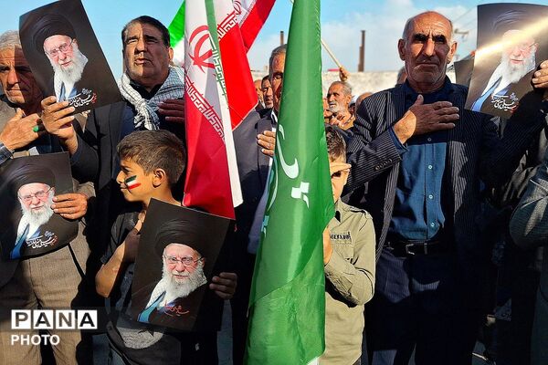 تجمع بزرگ مردمی بیعت با سومین رهبر انقلاب امام آیت‌الله سید مجتبی خامنه‌ای در شهرستان باشت