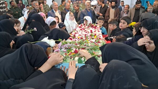 عزاداری دهه دوم فاطمیه با حضور شهید گمنام در دهستان شوراب صغیر  