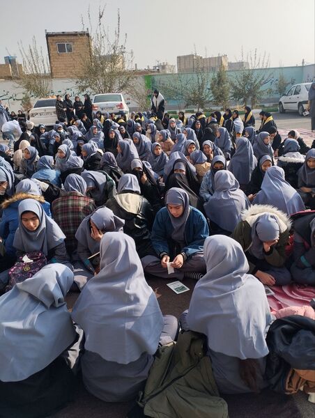 مراسم فاطمیه در مدرسه والدین آناخاتون تبریز