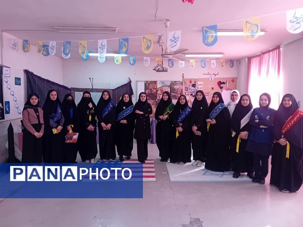 افتتاح مدرسه انقلاب در دبیرستان فاطمه الزهرا آشخانه