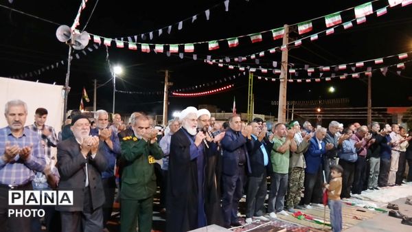 همراهی کودکان جعفرآباد تا آستان شهدای گمنام در شب هشتاد و یکم