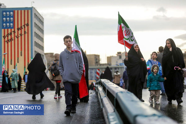 جشن خیابانی نیمه شعبان در تهران