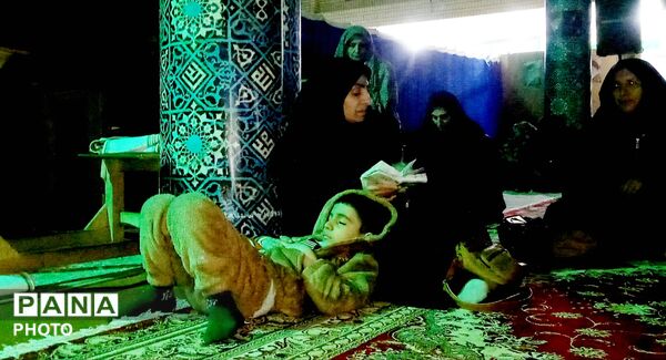 مراسم سوگواری قائد امت در مسجد امام هادی(ع) شهرک منظریه