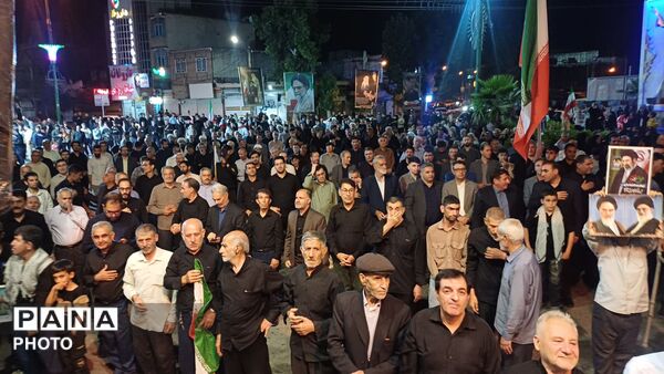 حماسه ای دیگر از مردم کوهدشت در اجتماعات شبانه 