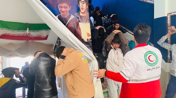 تمرین مقابله با بحران در هنرستان شهید باهنر باخرز