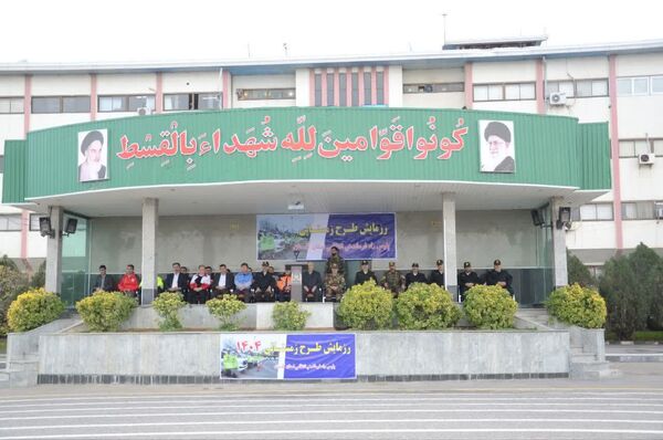 برگزاری رزمایش طرح زمستانه پلیس‌راه فرماندهی انتظامی استان گلستان