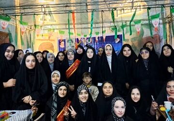 برپایی موکب دانش آموزان و معلمان دبیرستان کوثر شهر کهک