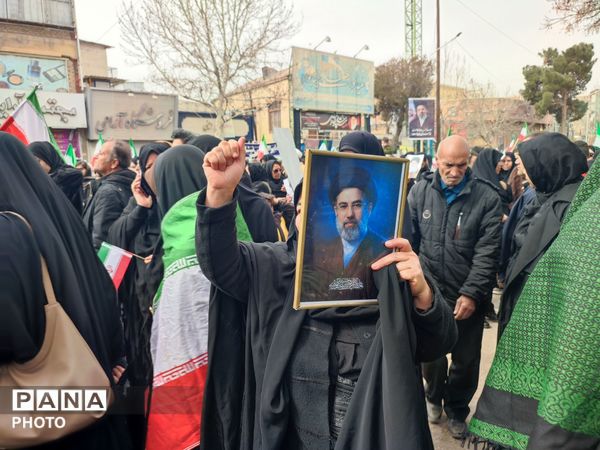 قاب پانا میزبان راهپیمایی روز قدس در شهرستان نیشابور 