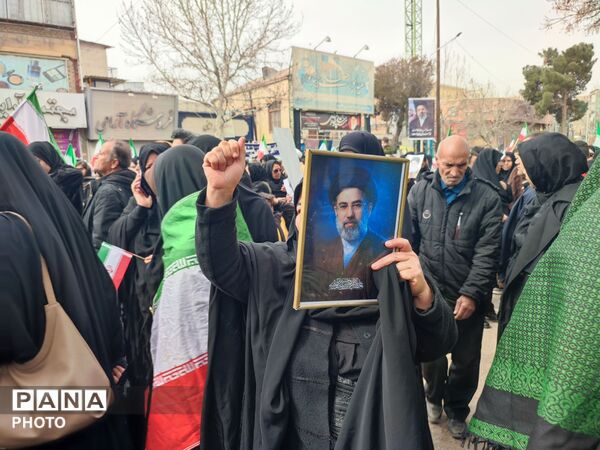 قاب پانا میزبان راهپیمایی روز قدس در شهرستان نیشابور 