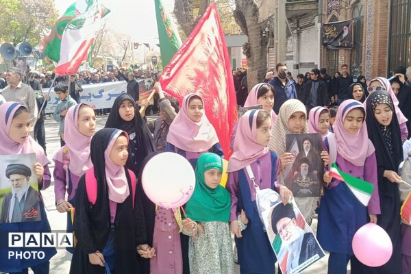 راهپیمایی روز قدس در استهبان