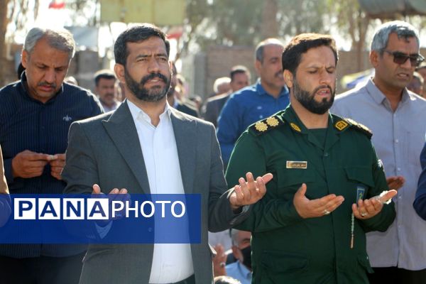 اقامه باشکوه نماز عید فطر در فهرج