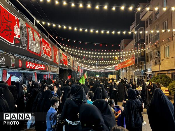 عزاداری دهه  سوم محرم در ساوجبلاغ  