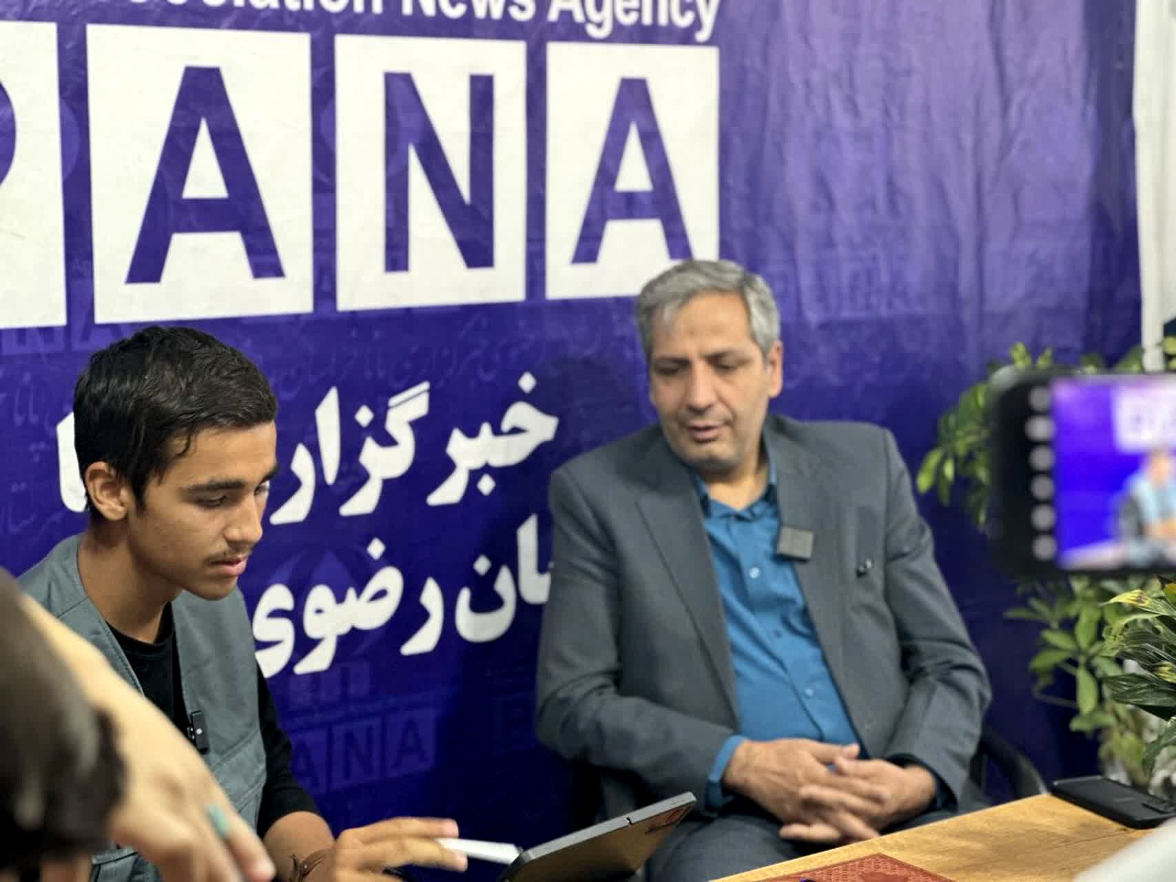  فرماندار کاشمر پای صحبت خبرنگاران پانا نشست